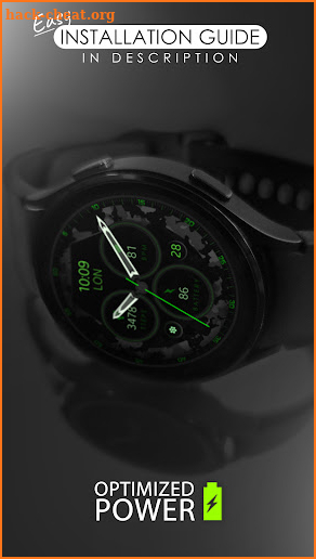 Dream 34 camo analog watchface screenshot