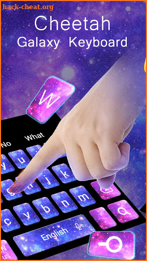 Dream Galaxy Keyboard Theme screenshot