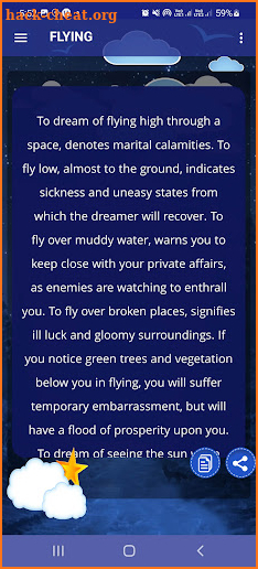 dream interpretation screenshot