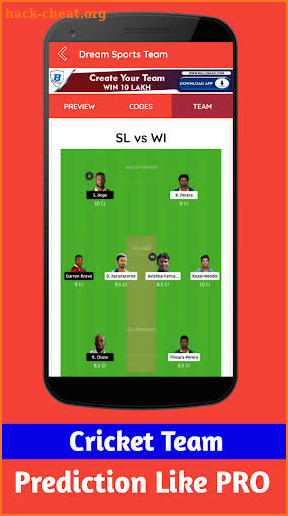 Dream Sports Team - Fantasy Cricket Prediction App screenshot