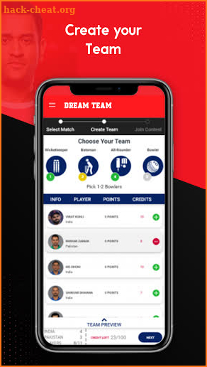 Dream Team 11- Cricket Prediction Tips for Dream11 screenshot