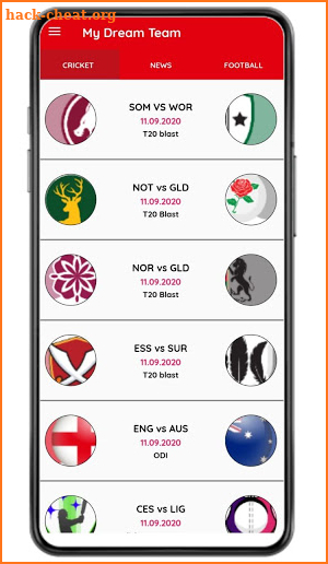 Dream Team - Fantasy Cricket & Football Prediction screenshot