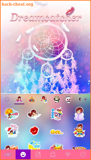 Dreamcatcher Keyboard Theme screenshot