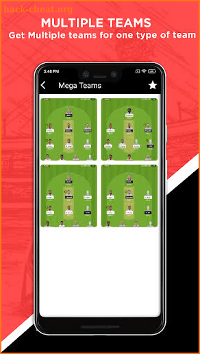 DreamTeam11 - Team for DreamXI screenshot