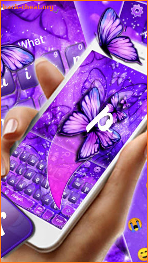 Dreamy Butterfly Keyboard screenshot