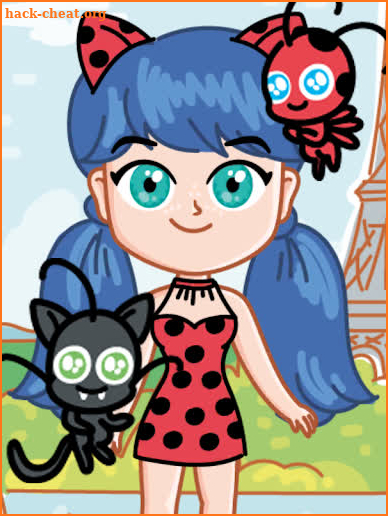 🐞 😺 Dress Up Makeup Game screenshot