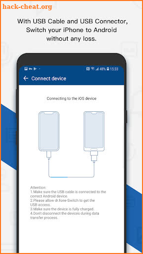 dr.fone - Switch iOS to Android screenshot
