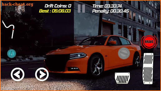 Drift Racing Dodge Charger Simulator Game screenshot