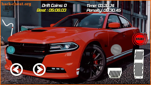 Drift Racing Dodge Charger Simulator Game screenshot