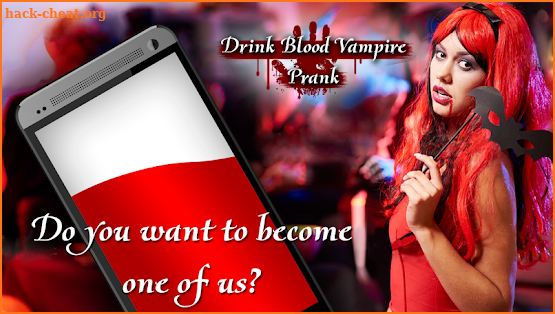 Drink Blood Vampire Prank screenshot