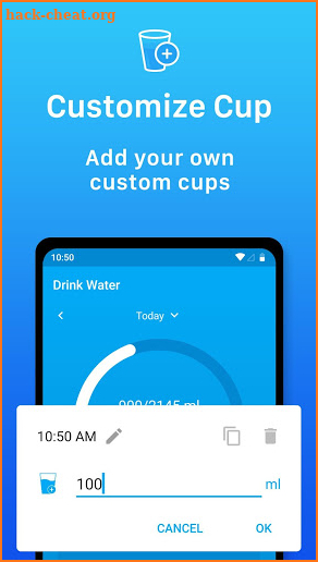 Drink Water Reminder: Water Intake Tracker & Alarm screenshot