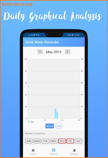 Drink Water - Tracker Reminder & Alarm [No Ads] screenshot