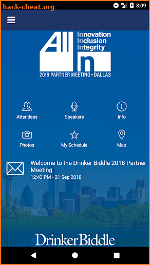 Drinker Biddle Events screenshot