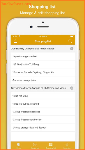 Drinks Recipes - Fruit Juice screenshot