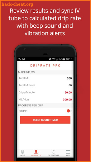 Drip Rate Calculator for IV screenshot