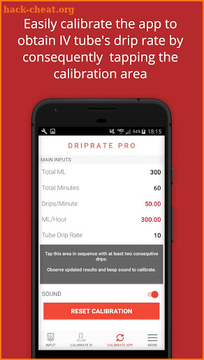 Drip Rate Calculator for IV screenshot