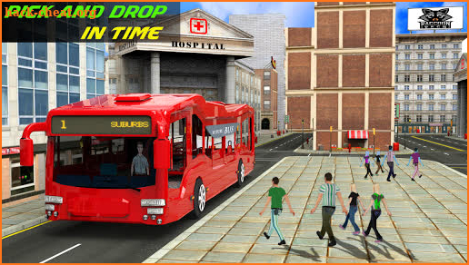 Drive Public Transport City Coach Bus Simulator 3D screenshot