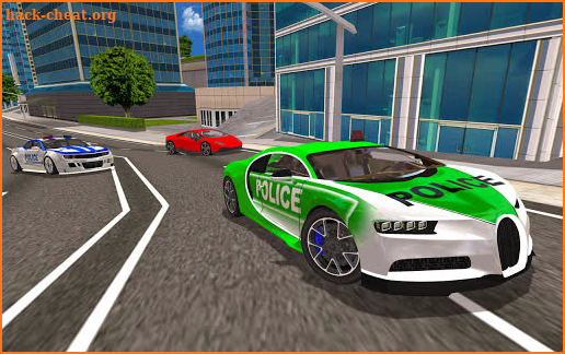 Drive Real Futuristic Police Flying Car 3D screenshot