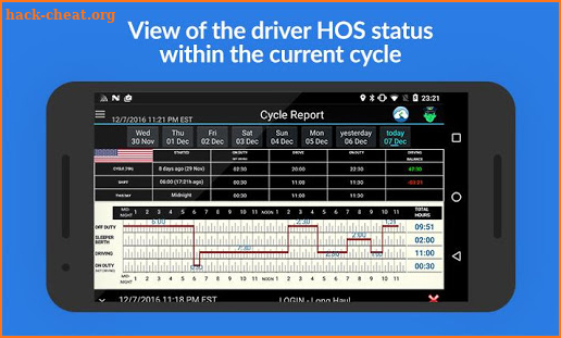 DriverLog Logbook screenshot