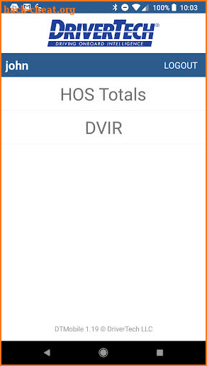 DriverTech Mobile screenshot