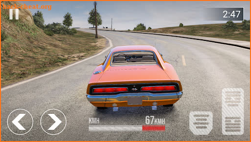 Driving City Charger 1970 Race screenshot