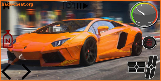 Driving Lambo Aventador Racing Simulator screenshot