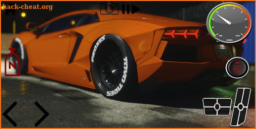 Driving Lambo Aventador Racing Simulator screenshot