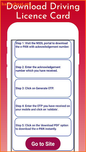 Driving Licence Card-Download screenshot