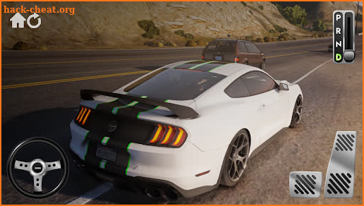 Driving Muscle Car Mustang GT screenshot