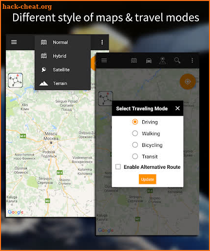 Driving Route Finder™ - Find GPS Location & Routes screenshot