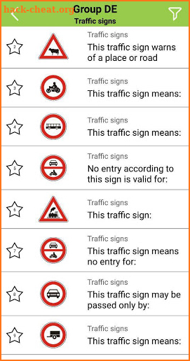 Driving school tests - eTesty.CZ screenshot