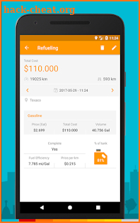 Drivvo – Car management, Fuel log, Find Cheap Gas screenshot