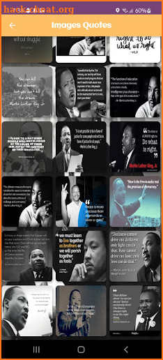 Dr.Martin Luther King Jr Quote screenshot