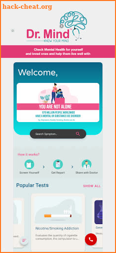 Dr.Mind - Mental Health Screening  | Self Care screenshot