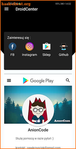 DroidCenter screenshot