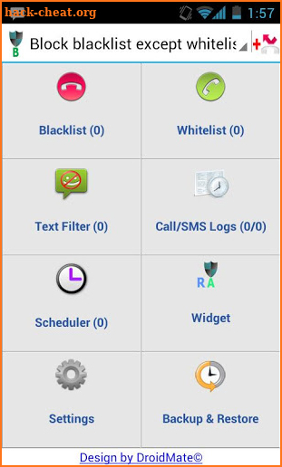 DroidMate CallFilter DonateKey screenshot