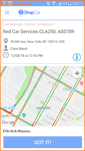 DropCar Mobility Cloud Driver screenshot