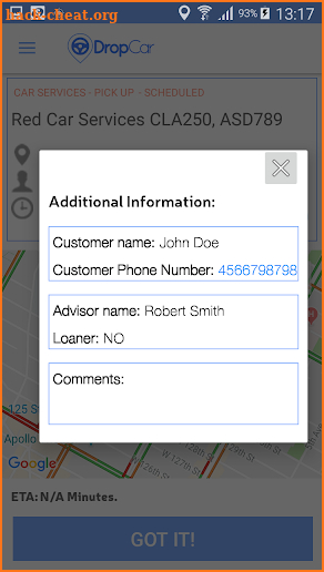 DropCar Mobility Cloud Driver screenshot