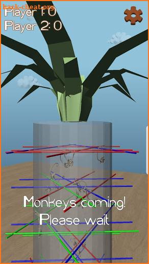 Dropping Tumblin Monkeys Falling - 3D Sticks Up screenshot