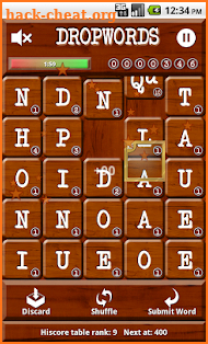 Dropwords screenshot