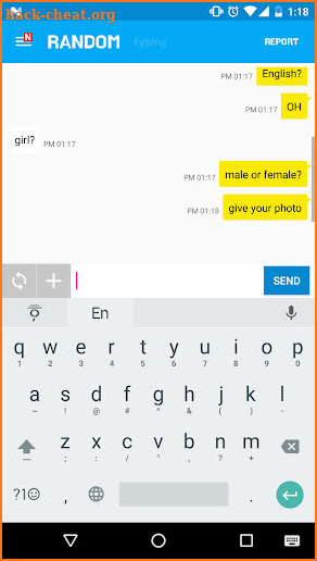 Drug Chatting - Stranger Chat, Random screenshot