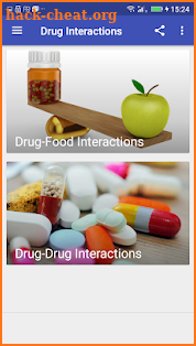 Drug Interactions screenshot