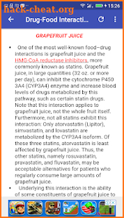 Drug Interactions screenshot