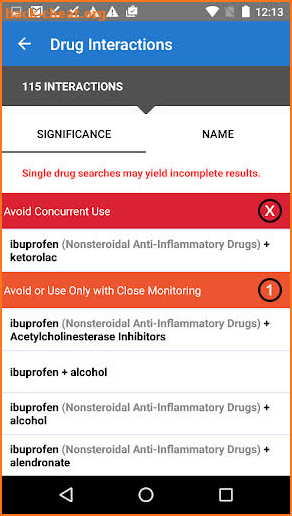 Drug Interactions Med Letter screenshot