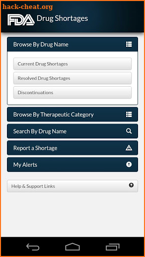 Drug Shortages 2 screenshot