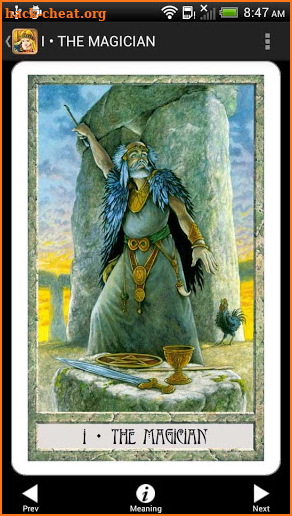 DruidCraft Tarot screenshot