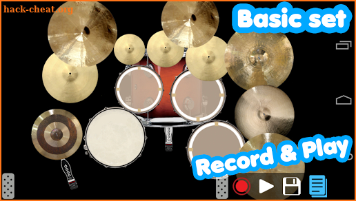 Drum set screenshot