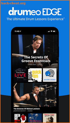 Drumeo screenshot