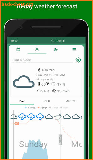 Dry Bike - Weather for Cycling & running trips screenshot