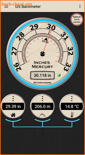 DS Barometer - Altimeter and Weather Information screenshot